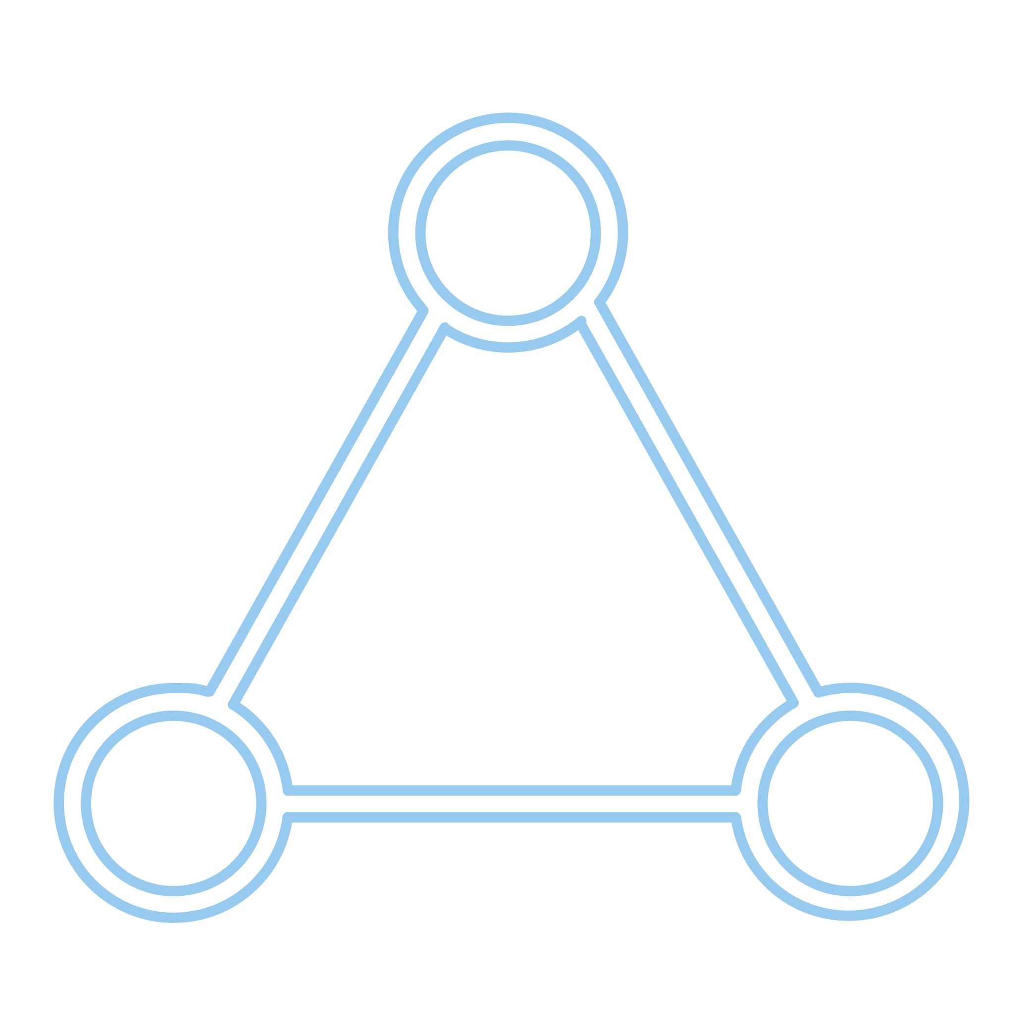 Experiment with the transition of three real-world systems